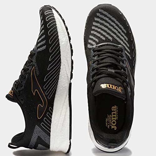 Joma Serie Storm Viper Lady, Zapatillas de Atletismo Mujer, Negro-Oro, 40 EU