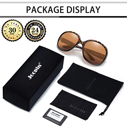 Joopin Gafas de Sol Mujer Moda Polarizadas Protección UV400 de Gran Tamaño Gafas de Sol Señoras Leopardo
