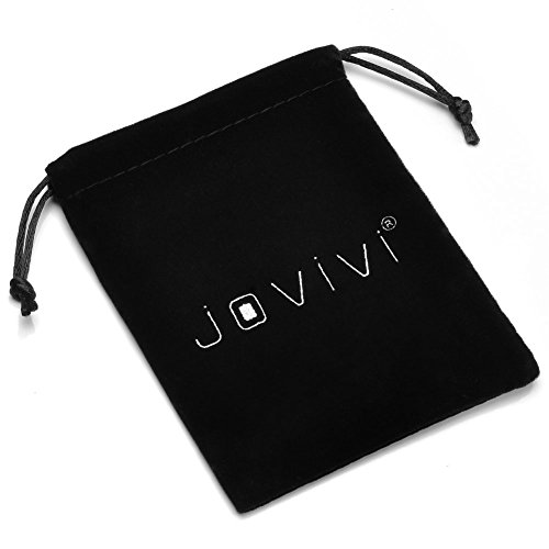 Jovivi - Lote de 3 collares con colgantes de Puzzle de corazón con texto «Best Friends Forever» separables, con pedrería de cristal, de la amistad, de metal de aleación, con 3 cadenas de hierro