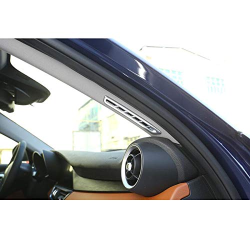 JTSGHRZ Interior del Coche, un Pilar, Aire Acondicionado, Salida, ventilación, Marco, Cubierta, embellecedor, para Alfa Romeo Giulia 2017