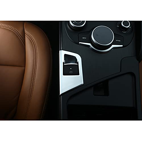 JTSGHRZ Marco Interior del Coche Ajuste Interior de la Cubierta del Freno de Mano del Freno de Mano eléctrico del Coche, para Alfa Romeo Giulia 2017