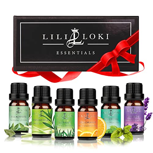 Juego de 6 aceites esenciales para difusor, vela, aroma, aroma