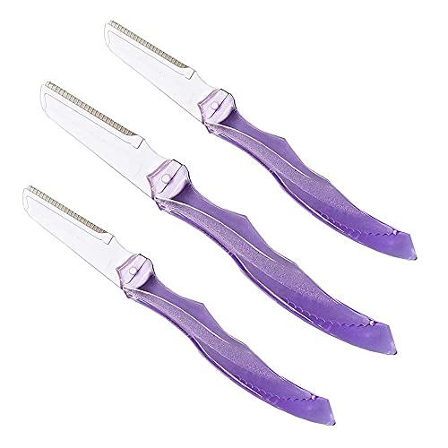 Juego de afeitadora de cejas, afeitadora facial 3 en 1, afeitadora facial, recortadora de cejas, afeitadora de cejas para hombres y mujeres, herramienta de afeitadora facial