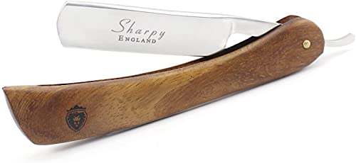 Juego de afeitar profesional de peluquería de cuero Strop - maquinilla de afeitar de corte recto - bolsa de afeitar negra - 50% de descuento Oferta de tiempo limitado