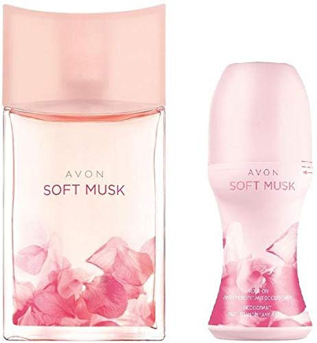 Juego de mujer Soft Musk – perfume y rollon desodorante AVON