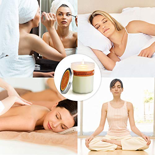 Juego de Regalo Para el Hogar Velas Perfumadas Ideal Como Regalo de San Valentín, Festivales, Bodas, Cumpleaños, Vacaciones, Velas de Aromaterapia, 2 Paquetes, Cada Uno de 8 Onzas