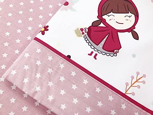 Juego de Sábanas Infantiles Algodón/Poliéster Victorio & Lucchino - Modelo Caperucita (Cama 90 cm)