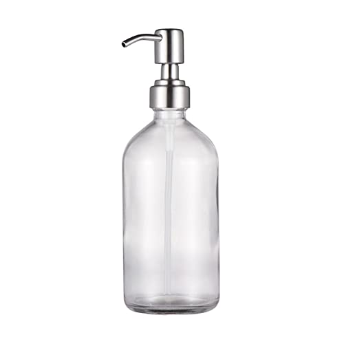JUSTPING dispensador de jabón Champú de Cristal Loción vacía Botella de Bomba de Botella de Botella de Vidrio Recargable for champú Ducha DE Ducha DISPENSORES DE JABÓN LÍQUIDO (Color : Picture 1)