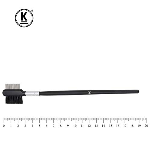 K-Pro Cepillo para Cejas Duo de Doble Cara - Peine de Cejas y Pestañas 2 en 1