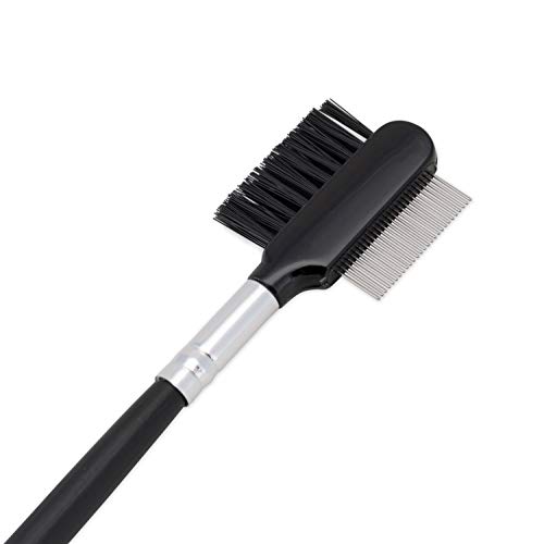 K-Pro Cepillo para Cejas Duo de Doble Cara - Peine de Cejas y Pestañas 2 en 1