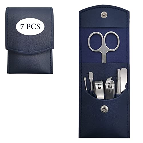 KafooStore Kit de manicura para pedicura, kit de manicura profesional 100 % acero inoxidable, herramientas de corte y pulido, juego completo para manicura y pedicura, estuche de uñas para mujer y bebé