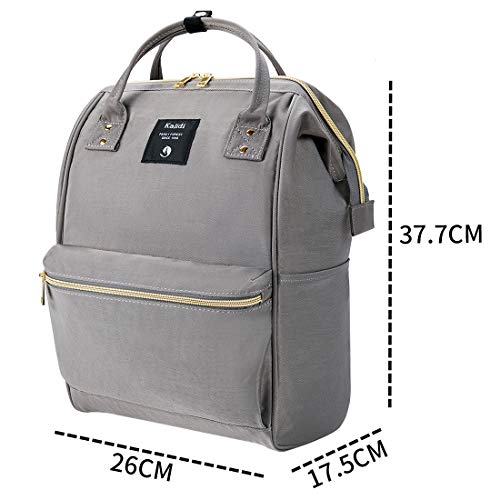 KALIDI Mochila para portátil Mochila Escuela Vintage Mochila de Viaje Resistente al Agua Que se Ajusta a la computadora portátil de 15 Pulgadas para niños, niñas y Hombres, Mujeres,Flor de Tinta