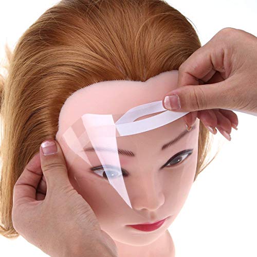 Kalolary 100pcs Transparente Hairspray Shield para suministros de peluquería y extensiones de pestañas párpado de ojos