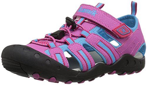 Kamik Crab, Sandalias con Punta Cerrada Niños, Magenta Magenta mag, 21 EU