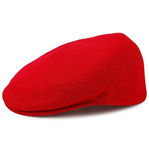 Kangol Gorra Plana Tropic 504 Ventair Arcilla Roja - S