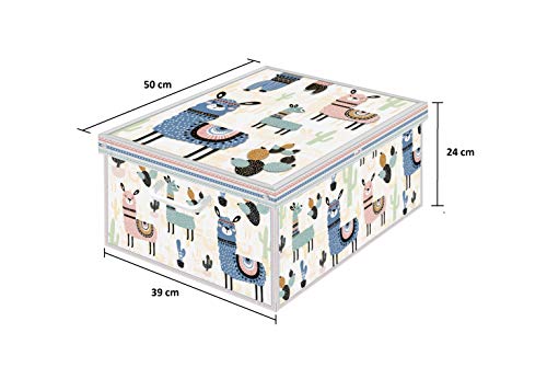 Kanguru Collection Caja en Carton Grande, Lamas, 1 Meters