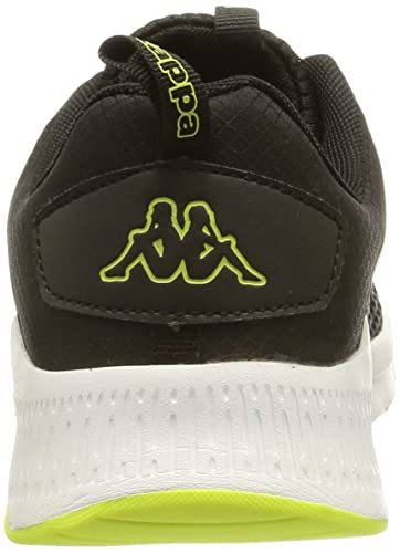 Kappa Blimp Unisex, Zapatillas para Correr de Carretera Adulto, 1133 Black Lime, 37 EU