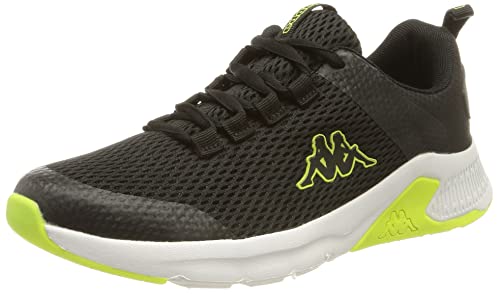 Kappa Blimp Unisex, Zapatillas para Correr de Carretera Adulto, 1133 Black Lime, 37 EU