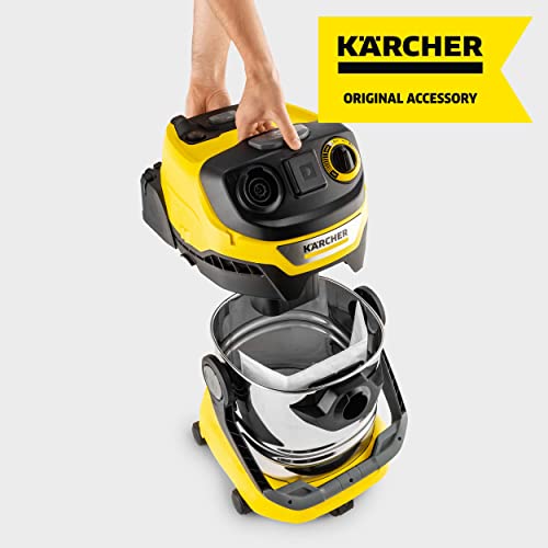 Kärcher Kit de Bolsas de Filtro de Fieltro Originales KFI 487, 4 Unidades, Doble Capa, Extremadamente Resistentes, Robustas, para Aspiradores en Seco y Húmedo WD (2.863-006.0)