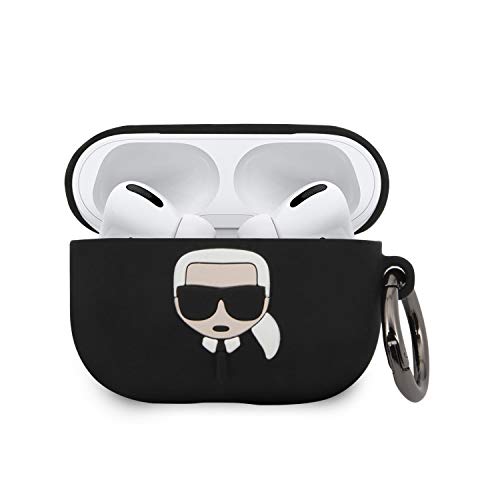Karl Lagerfeld Airpod Pro - Funda de Silicona, Color Negro
