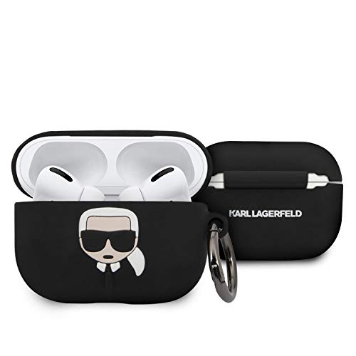 Karl Lagerfeld Airpod Pro - Funda de Silicona, Color Negro