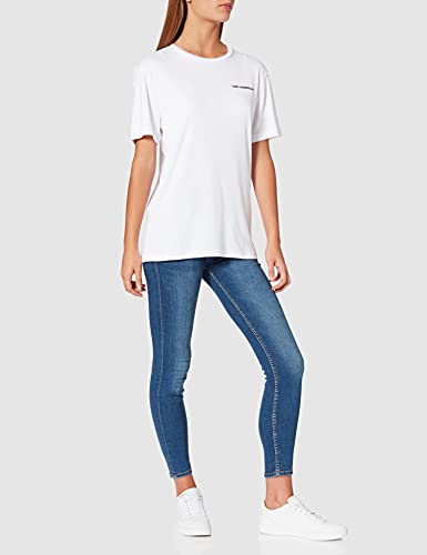 KARL LAGERFELD Logo Pyjama T-Shirt Pajama Top, Blanco, XL Unisex Adulto