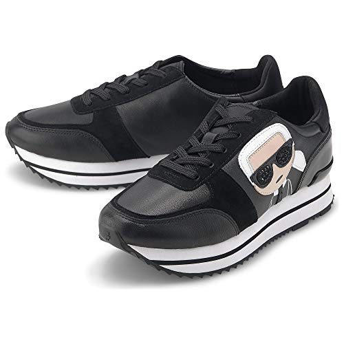 Karl Lagerfeld Velocita II Karl Ikonic Meteor Mujer Zapatillas Negro