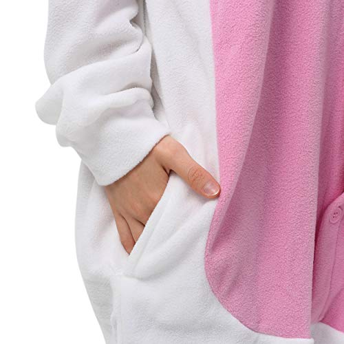 Katara- Pijamas Enteros Diferentes Animales y Tamaños, Adultos Unisex, Color Cabra Blanca, Talla 145-155cm (1744)