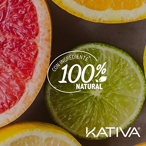 KATIVA Oil Control Shampoo, Multicolor, Naranja, 250 Mililitros