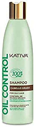 KATIVA Oil Control Shampoo, Multicolor, Naranja, 250 Mililitros