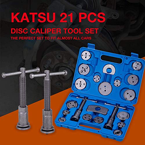 KATSU Kit de herramientas 21 piezas de reparación de frenos reposicionador de pistones de freno reposicionar el pistón de freno