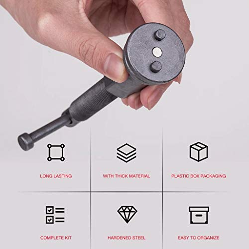 KATSU Kit de herramientas 21 piezas de reparación de frenos reposicionador de pistones de freno reposicionar el pistón de freno