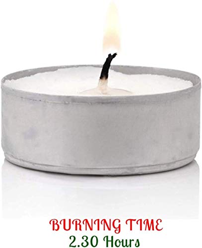 KAV Paquete de 60 velas aromáticas | Velas de té perfumadas | Vela para bodas | Navidad | Spa | Decoración del hogar | Bayas frescas, lavanda silvestre, vainilla, primavera de montaña
