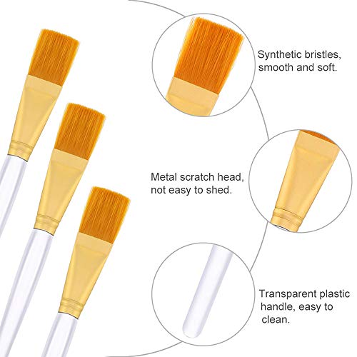 KBNIAN Cepillos de Mascarilla, Kit de 1 Diadema para Maquillaje Blanca + 3 Brocha Mascarilla Facial con Mango de Plástico Transparente, Banda para Maquillaje, Herramientas para Lavado y Mascarilla DIY