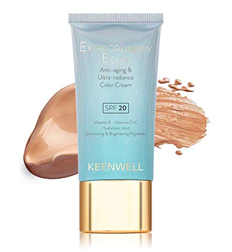Keenwell, Crema de Tratamiento Multifuncional Protección Antienvejecimiento 4 Tonos 40ml (Numº 3)