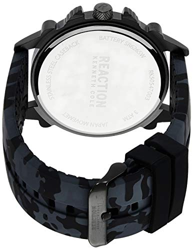 Kenneth Cole Reaction RK50547003 - Reloj de pulsera para hombre, color negro y gris