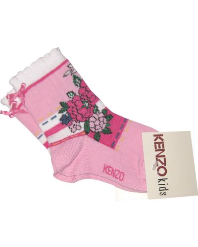 Kenzo - Calcetines - para bebé niña rosa rosa