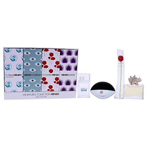 Kenzo Mini Set Women L'Eau Kenzo Edt 5Ml+World Edp 5Ml+Flower Edp 4Ml+Jungle Edp 5Ml