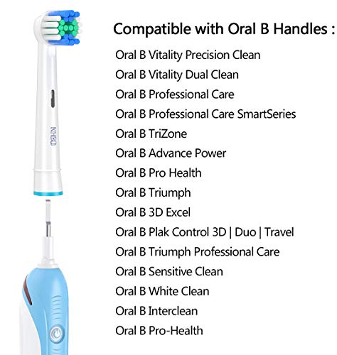 KHBD Recambios Cepillos Compatible con Oral B, Cabezales de Precisión para de Cepillo de Dientes Eléctrico Oral B, Paquete de 16