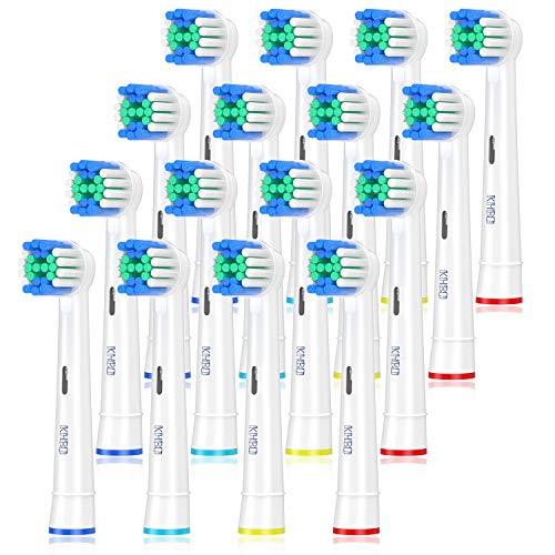 KHBD Recambios Cepillos Compatible con Oral B, Cabezales de Precisión para de Cepillo de Dientes Eléctrico Oral B, Paquete de 16