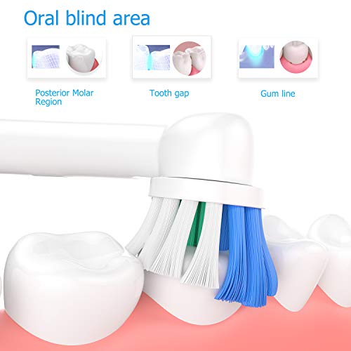 KHBD Recambios Cepillos Compatible con Oral B, Cabezales de Precisión para de Cepillo de Dientes Eléctrico Oral B, Paquete de 16