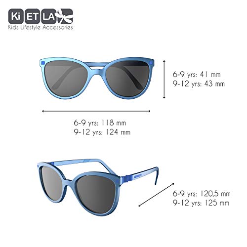 Ki ET LA La Butterfly T5 Gafas de sol, Azul, 5 Unisex bebé