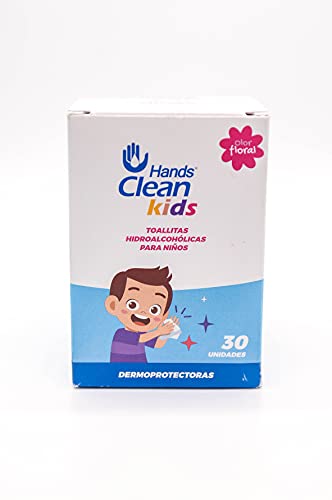 KidsClean | Toallitas Hidroalcohólicas Para Niños Uds | Toallitas Higienizantes De Manos Para Niños, 30 Unidad
