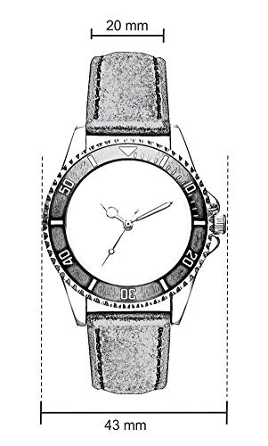 KIESENBERG Reloj – Regalos para VW Scirocco III Modelpflege Fan L-5016