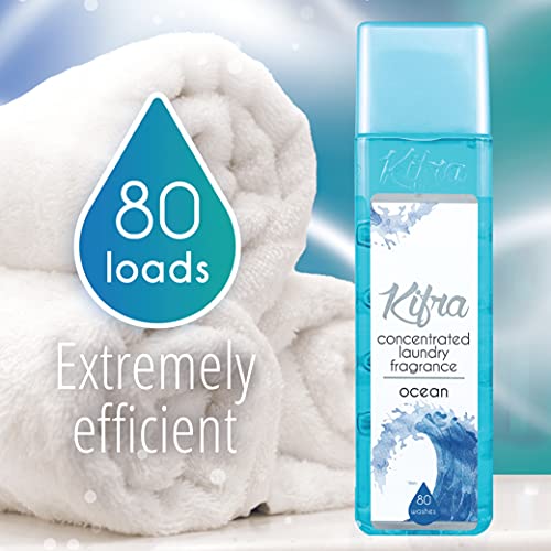 KIFRA OCEAN Perfume de Lavandería Concentrado 200ml 80 Ciclos de Lavado