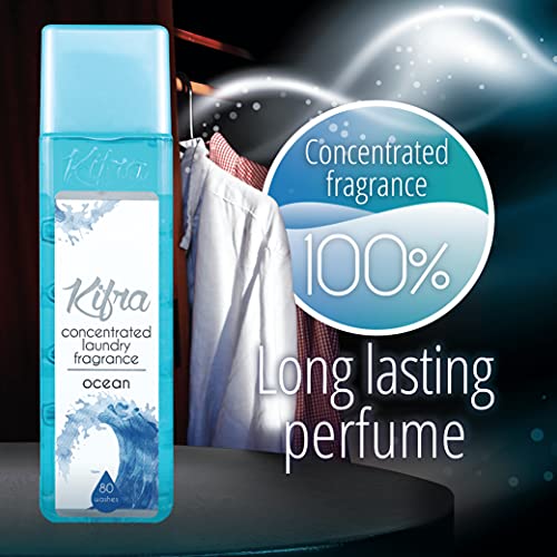 KIFRA OCEAN Perfume de Lavandería Concentrado 200ml 80 Ciclos de Lavado