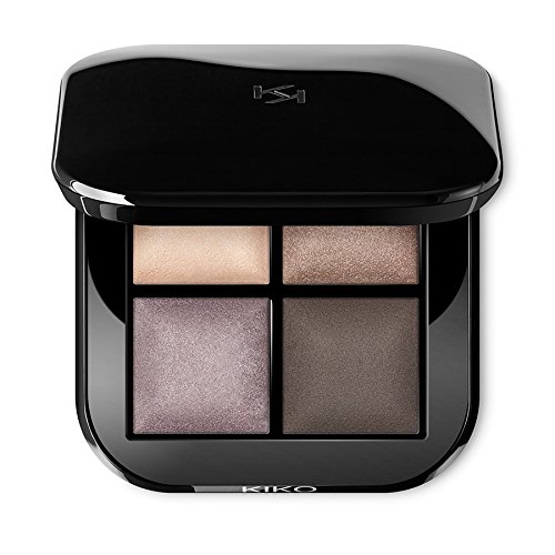 KIKO Milano Bright Quartet Baked Eyeshadow Palette 03 | Paleta con 4 sombras de ojos cocidas para uso en seco y mojado