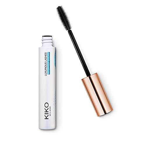 KIKO Milano Luxurious Lashes Waterproof Mascara | Máscara de pestañas efecto volumen extra, fórmula resistente al agua