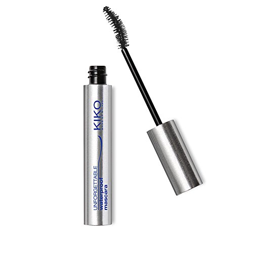 KIKO Milano Unforgettable Waterproof Mascara | Máscara duradera con efecto rizado con cepillo anatómico. Fórmula resistente al agua