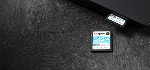 Kingston SDG3/512GB Tarjeta de memoria SD ( 512GB SDXC Canvas Go Plus 170R C10 UHS-I U3 V30 )